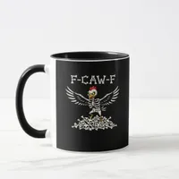F Caw F Funny Chicken Halloween Cool Unique Style Mug