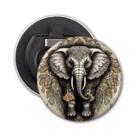 Majestic Elephant Mandala Bottle Opener