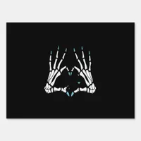 Skeleton Hand Classic Halloween Sign