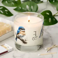 Whimsical Bluebirds  Scented Candle