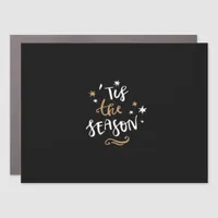 Tis The Season Classic Aesthetic Style Car Magnet