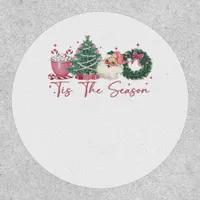 Tis The Season Merry Christmas Cute Xmas Coffee Ch Patch