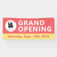 Business Logo Grand Opening Outdoor Banner Sign