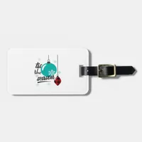 Tis The Season Classic Retro Clean Luggage Tag