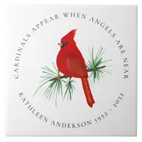 Cardinal Remembrance Tribute Ceramic Tile