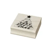 A Very Covid Xmas Christmas Toilet Paper Tree Wood Rubber Stamp