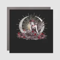 Goth Girl Whimsigoth Classic Car Magnet