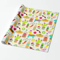 Colorful Mexican Fiesta Wrapping Paper