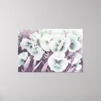 *~* Floral Lavender TV2 Stretched Canvas Print