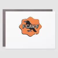 F-Caw-F Classic Trendy Casual Car Magnet