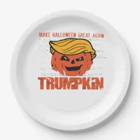 Trumpkin Usa Make Halloween Great Again Funny Paper Plates