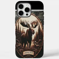 Joseph's Moose Wood Carving iPhone 16 Pro Max Case