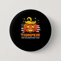 Trumpkin Make Halloween Great Again Funny Pumpkin Button