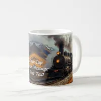 Iron Journey: Steam Train Through the Open Country Coffee Mug