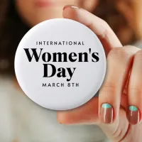  International Women's Day | March 8th Button