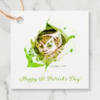 Cute Leprechaun St. Patrick's Day  Favor Tags