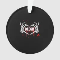 Bloody Breakdown, Skeleton Heart Hands Emo, Metalc Ornament