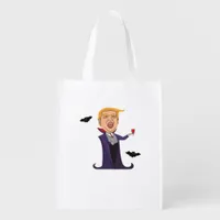Halloween Dracula  Funny Grocery Bag