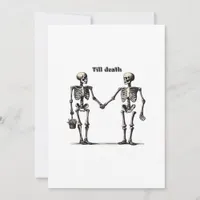 Till Death Do Us Part Classic – Funny Love Quote Holiday Card
