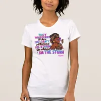 Empowering Black Woman "I Am The Storm" Quote T-Shirt