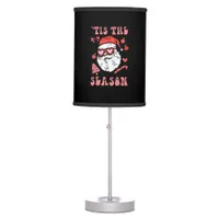 Groovy Christmas Santa Tis The Season Table Lamp