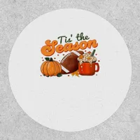 Tis The Season Football Mug Autumn Design Patch