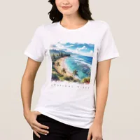 Tropical Island Coastal Living  Tri-Blend Shirt