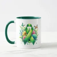 Lyme Disease Awareness Ribbon Mug