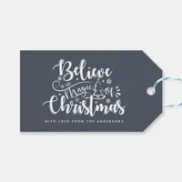 Believe in the Magic of Christmas  Gift Tags