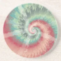 Christmas Colors Tie Dye Coaster