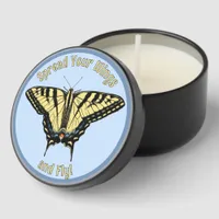 Southwestern Yellow Swallowtail Butterfly Custom Mini Candle Favors