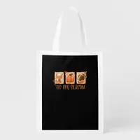 Tis The Season Pumpkin American Football Thanksgiv Grocery Bag