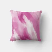 Abstract Art Brushstrokes Throw Pillow