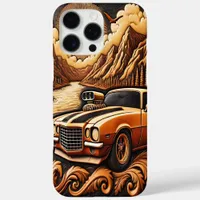 Dreamy Valley Drive with 80s Car iPhone 16 Pro Max Case