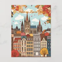 Found my Love in Cologne Valentine's Day Postcard