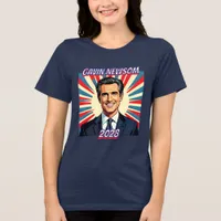 Gavin Newsom for President 2028 Tri-Blend Shirt