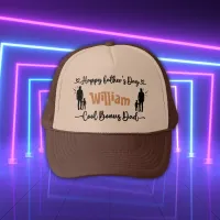 Cool Bonus Dad Happy Father's Day | Trucker Hat