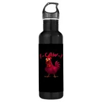F Caw F Funny Chicken Humor Creative Casual Style Stainless Steel Water Bottle