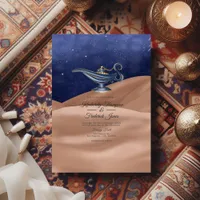 Arabian Nights Themed Wedding Invitation