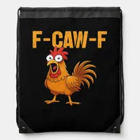 F-Caw-F-Chicken Essential Simple Design Drawstring Bag