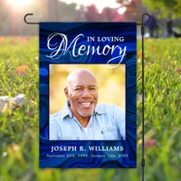Memorial Photo In Loving Memory Grave Cemetery Garden Flag