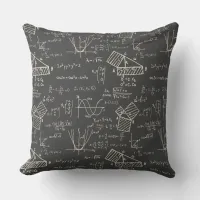 Math Physics Geometry Science Nerd Throw Pillow