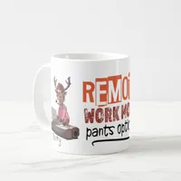 Remote Life Partner Pair Work From Home Funny Art Coffee Mug