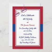 4th of july independence day party invites