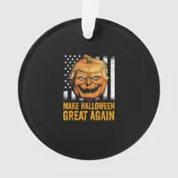 Funny Usa Trumpkin Make Halloween Great Again Ornament