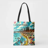 Personalized Cancun, Mexico with a Pop Art Vibe Tote Bag