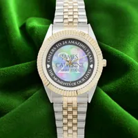 Elegant 24th Opal Wedding Anniversary Celebration Watch