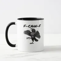 F Caw F Essential Vintage Graphic Look Mug