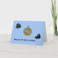 Card - Greeting - Sailing to New Waters