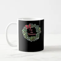 Tis The Season Shadowed Coffee Mug